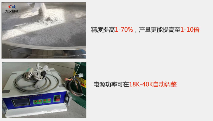 精度提高1—70%，產(chǎn)量更能提高至1-10倍  電源功率可在18K-40K自動調(diào)整